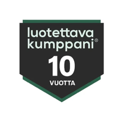 Luotettava Kumppani 10 vuotta
